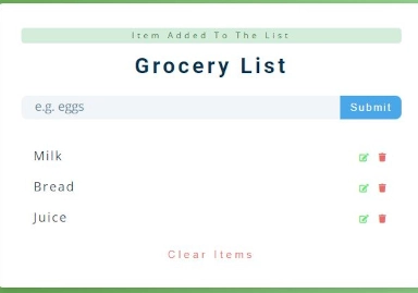 Grocery List