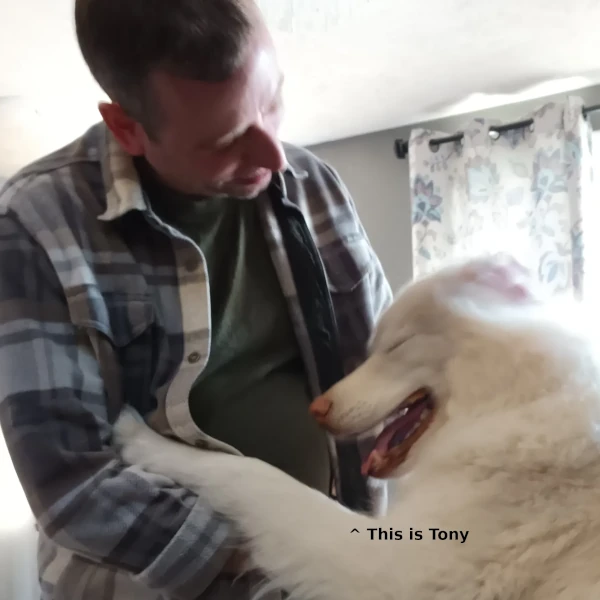 me and my dog Tony